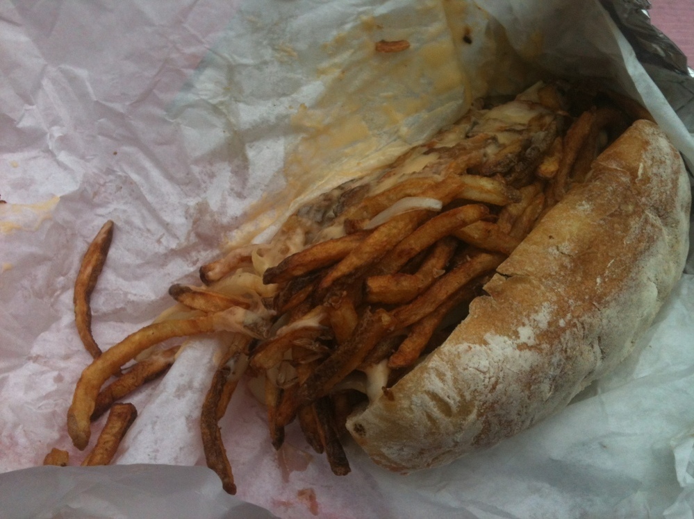 That's a really big sandwich.