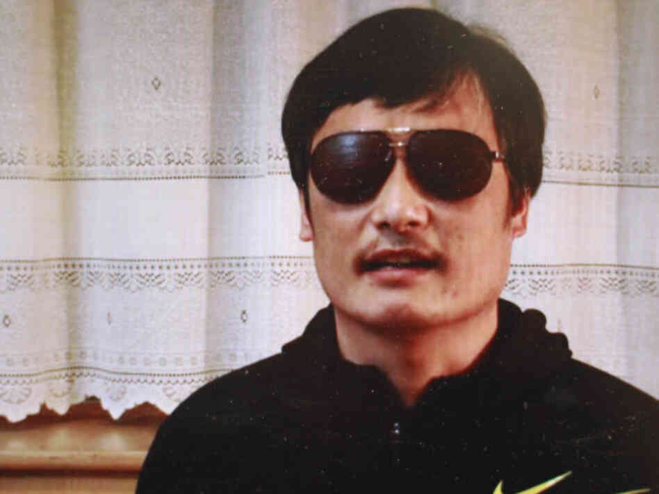 Chen Guangcheng, in an image from a YouTube video. Chen Guangcheng, in an image from a YouTube video.