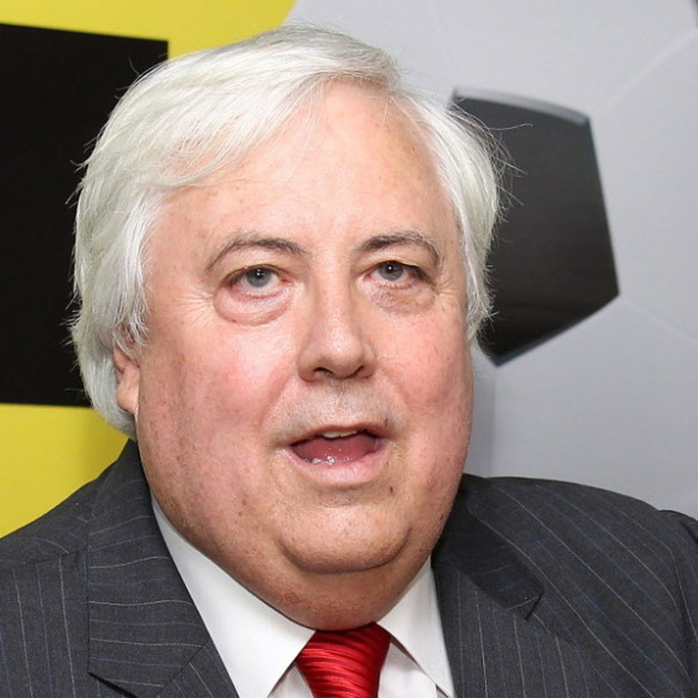 Billionaire mining magnate Clive Palmer, who says he's building a Titanic II.