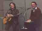 (l-r) Musician Scott Alarik with WUMB host Richard Reinert. (l-r) Musician Scott Alarik with WUMB host Richard Reinert.