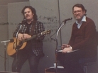 (l-r) Musician Scott Alarik with WUMB host Richard Reinert. (l-r) Musician Scott Alarik with WUMB host Richard Reinert.