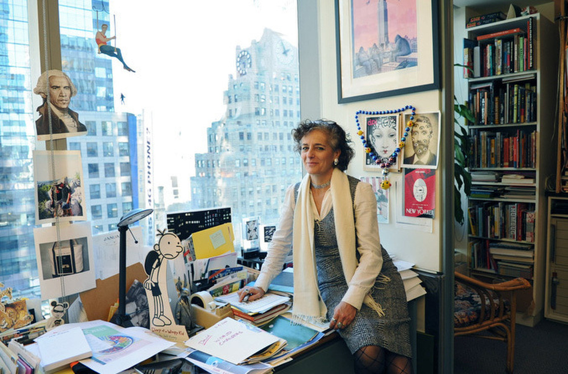 Francoise Mouly has been The New Yorker's art editor since 1993. From 1980 to 1991 she co-edited the influential comics anthology RAW with husband Art Spiegelman.