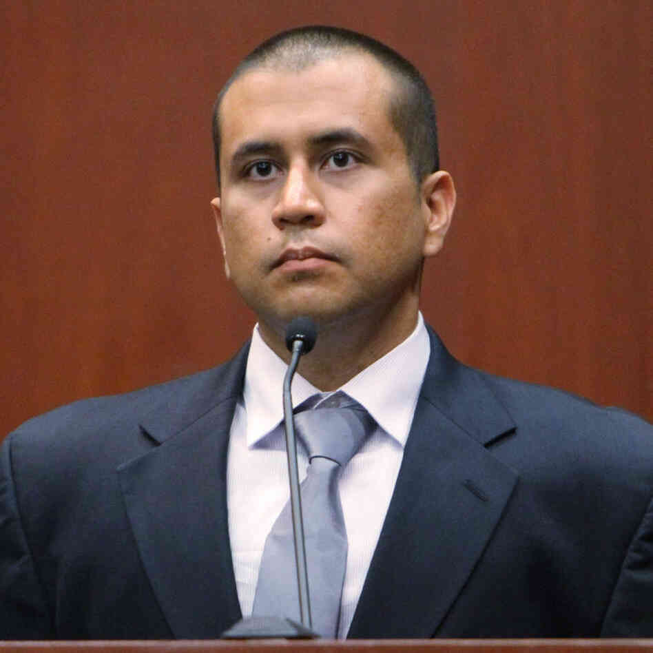 George Zimmerman during his bond hearing in a Seminole County, Fla., courtroom on April 20.