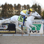 Hansen, ridden by Ramon A. Dominguez, races to the finish to win the March 3 Gotham Stakes at Aqueduct in New York.