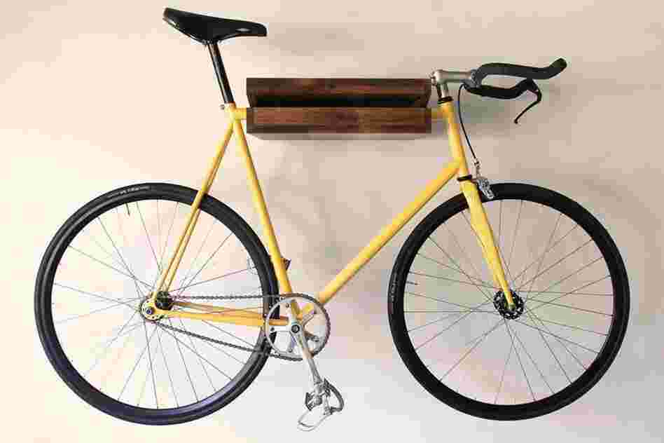 Bike Shelf: Chris Brigham designed the Bike Shelf to fill what he saw as a "void when it comes to elegant bike management."