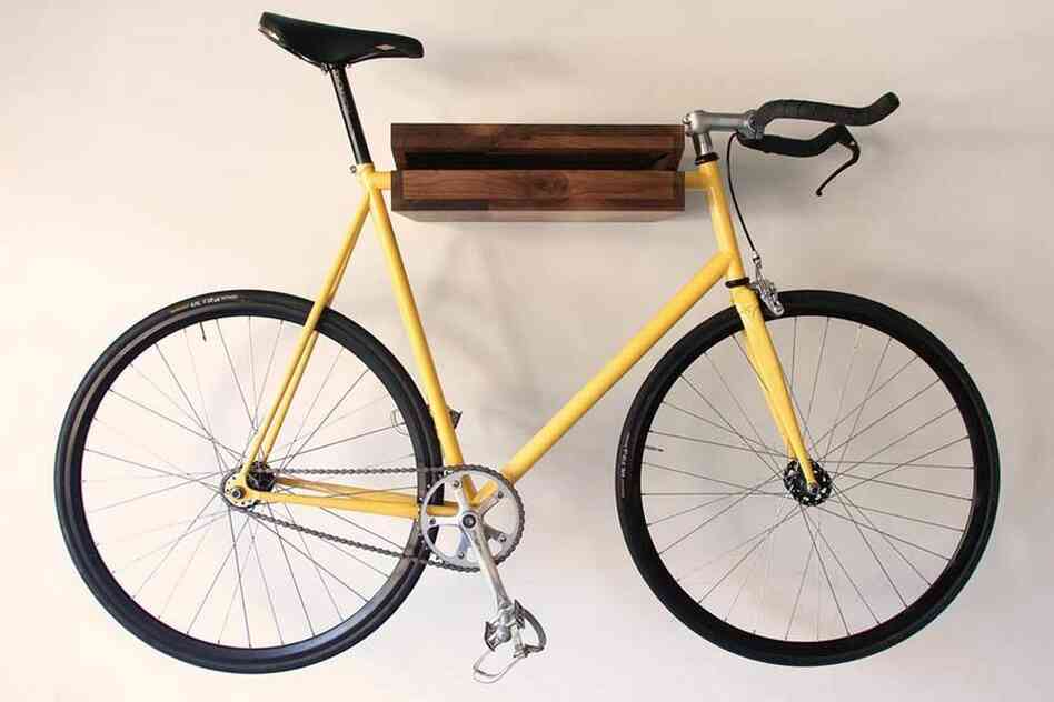 Bike Shelf: Chris Brigham designed the Bike Shelf to fill what he saw as a "void when it comes to elegant bike management."