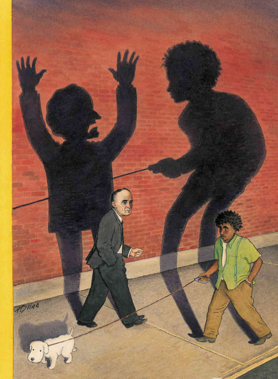 When Haitian immigrant Abner Louima was brutally attacked and sodomized in 1997 by white police officers, many New Yorkers were angered by the a mayor's reluctance to investigate the police. Mayor Rudolph Giuliani, portrayed in a sketch by Harry Bliss, barely hid his prejudices.