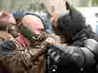 Tom Hardy and Christian Bale in The Dark Knight Rises.