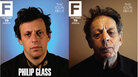 Images of composer Philip Glass from the cover of the Icon issue of The Fader. Images of composer Philip Glass from the cover of the Icon issue of The Fader.