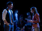 In Once, based on the cult-favorite Irish indie movie, a guy (Steve Kazee) and a girl (Cristin Milioti) fall in love during a whirlwind week of songwriting in Dublin. The show has earned 11 Tony nominations, including two for its leads.
