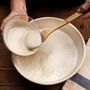 To make yogurt with an heirloom starter, add freeze-dried starter or a spoonful of yogurt to fresh milk. To make yogurt with an heirloom starter, add freeze-dried starter or a spoonful of yogurt to fresh milk.