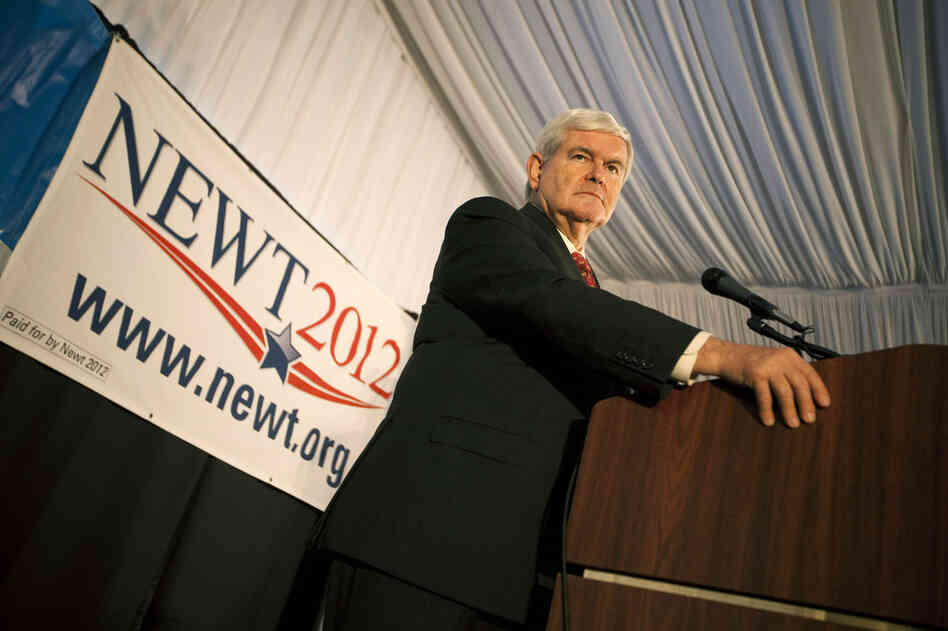 Gingrich speaks at a town hall meeting hosted by the Tea Party of Staten Island on Dec. 3, 2011, in New York City. 