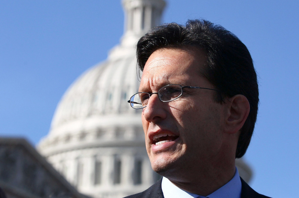 House Majority Leader Eric Cantor, R-Va., shown at the U.S. Capitol on Feb. 28, was a creator of the "Young Guns" brand. Former aides have started YG organizations that are playing a role in congressional races.