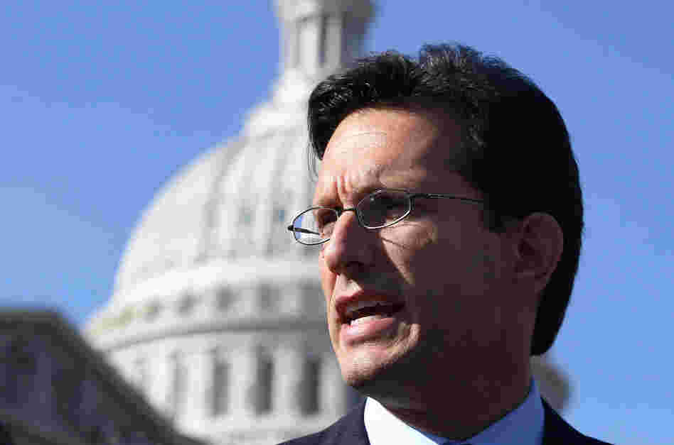 House Majority Leader Eric Cantor, R-Va., shown at the U.S. Capitol on Feb. 28, was a creator of the "Young Guns" brand. Former aides have started YG organizations that are playing a role in congressional races.
