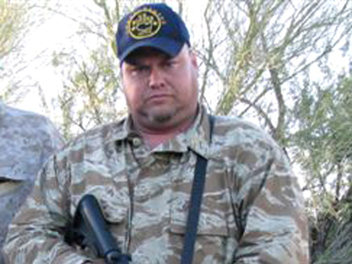 J.T. Ready is a reputed neo-Nazi who has been conducting heavily armed patrols to catch illegal aliens in the Arizona desert.