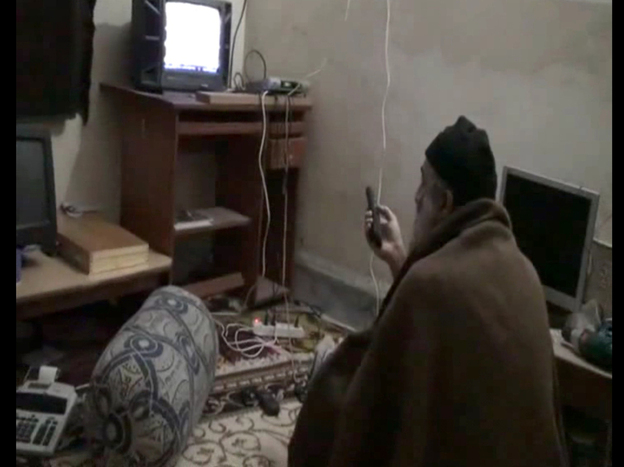 Following the raid on Osama bin Laden's compound, the image of the al-Qaida leader was one of a man in hiding, watching himself on videos and plotting.