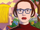 Artist Daniel Clowes says Enid, the cantankerous heroine of Ghost World, would probably hate the book she stars in. Artist Daniel Clowes says Enid, the cantankerous heroine of Ghost World, would probably hate the book she stars in.