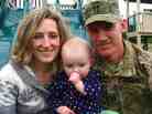 Jessie Knadler, her husband Jake (a veteran of the Army Reserves who recently returned from a deployment in Afghanistan), and their daughter June. Jessie Knadler, her husband Jake (a veteran of the Army Reserves who recently returned from a deployment in Afghanistan), and their daughter June.