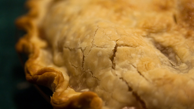 Could you taste the lard in a freshly-baked crust?
