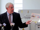 A new poll shows Milwaukee Mayor Tom Barrett leading among Democrats vying to challenge Republican Gov. Scott Walker in a recall election in June. The Democratic primary is Tuesday. A new poll shows Milwaukee Mayor Tom Barrett leading among Democrats vying to challenge Republican Gov. Scott Walker in a recall election in June. The Democratic primary is Tuesday.