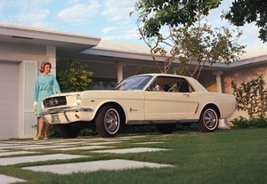 The Ford 1964 Mustang is listed as one of the most influential cars of the past 50 years. The Ford 1964 Mustang is listed as one of the most influential cars of the past 50 years.