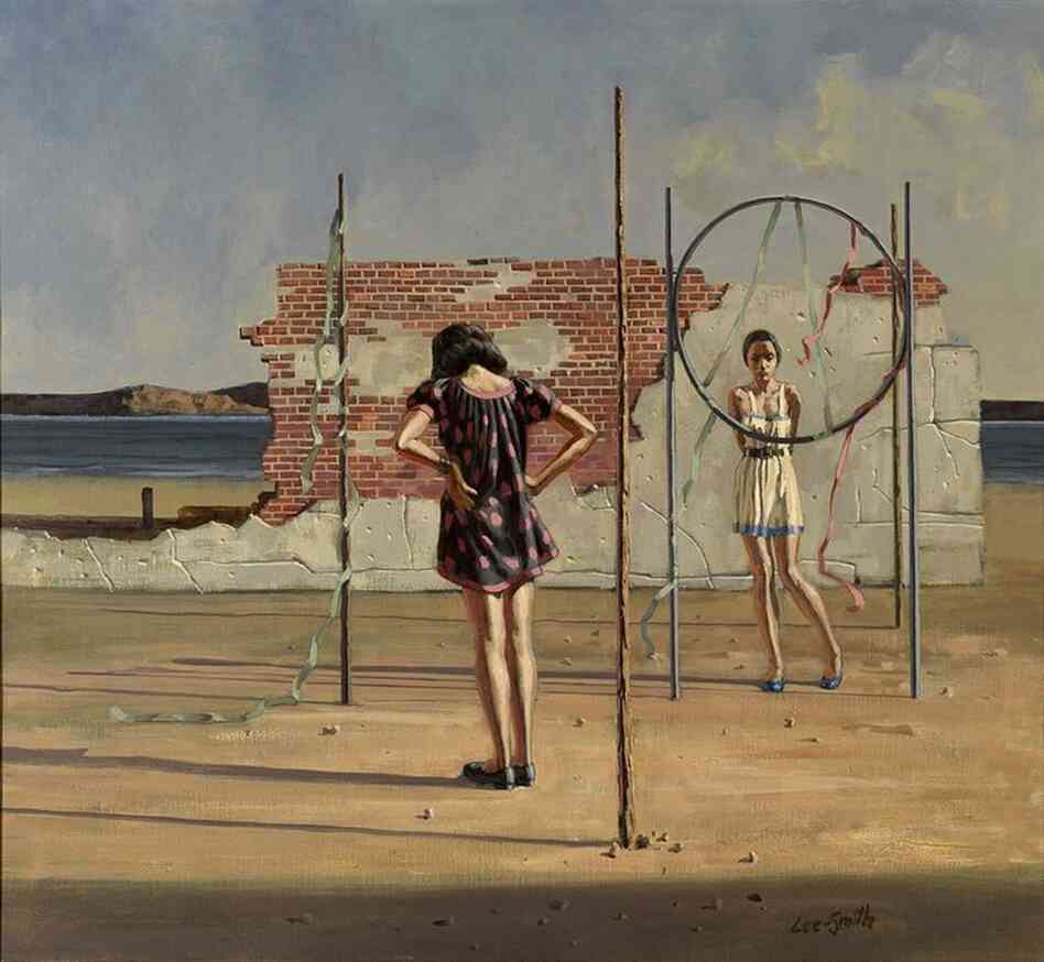 Hughie Lee-Smith, Confrontation, circa 1970, oil 