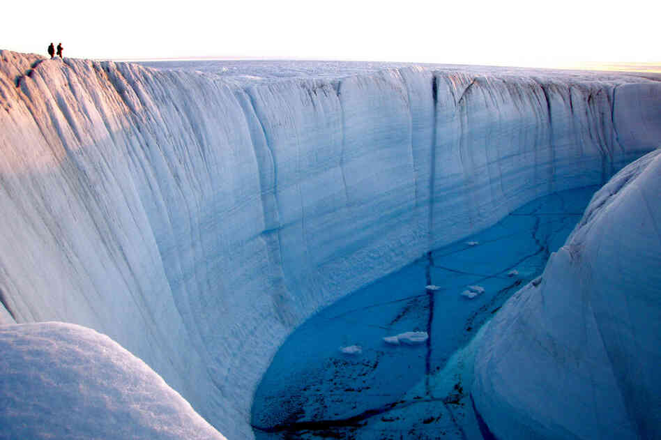 Researchers say the rate of glacier movement is still increasing. Over the past decade, glaciers have sped up an average of 30 percent. 