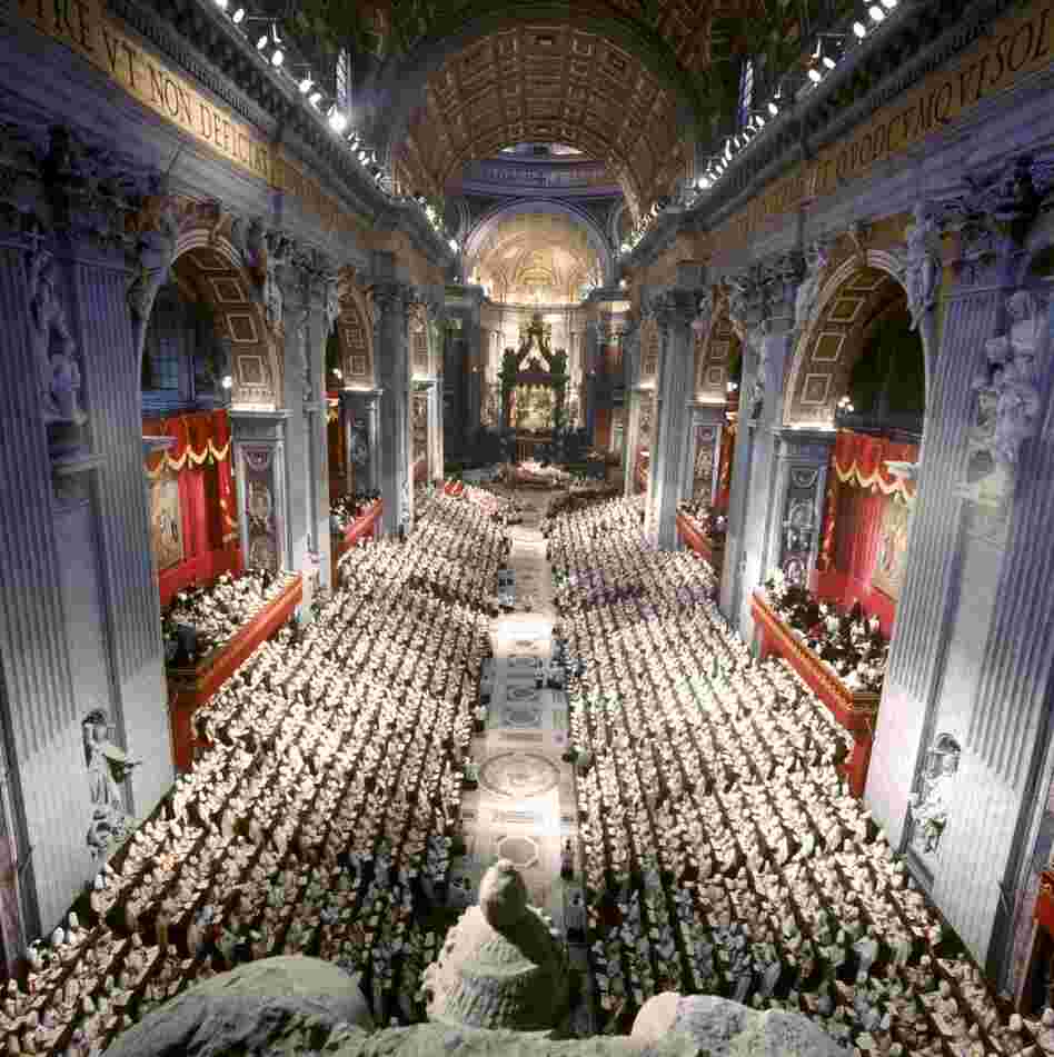 The Second Vatican Council opened in Rome on Oct. 11, 1962, under Pope John XXIII and concluded on Dec. 8, 1965, under Pope Paul VI. The Second Vatican Council opened in Rome on Oct. 11, 1962, under Pope John XXIII and concluded on Dec. 8, 1965, under Pope Paul VI.