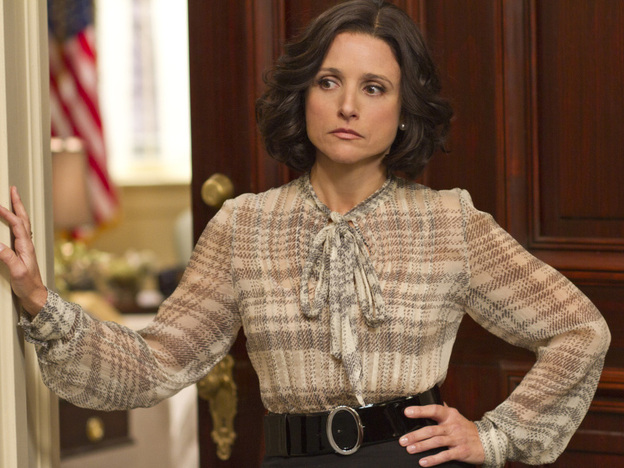 Julia Louis-Dreyfus plays a frustrated vice president in the new HBO comedy Veep.