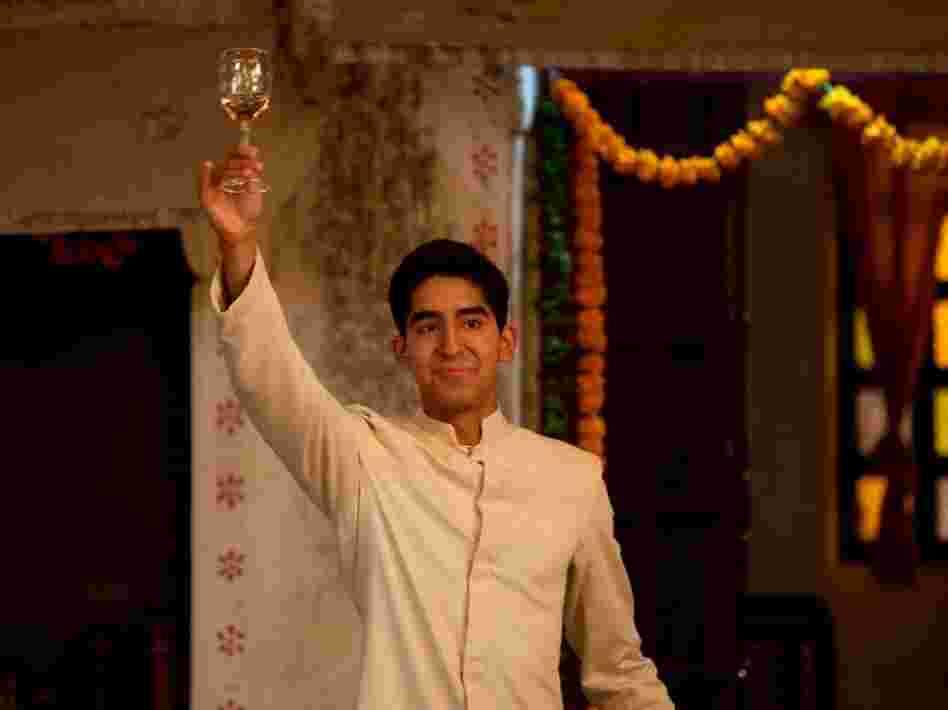 Dev Patel as "Sonny" on the set of The Best Exotic Marigold Hotel. 