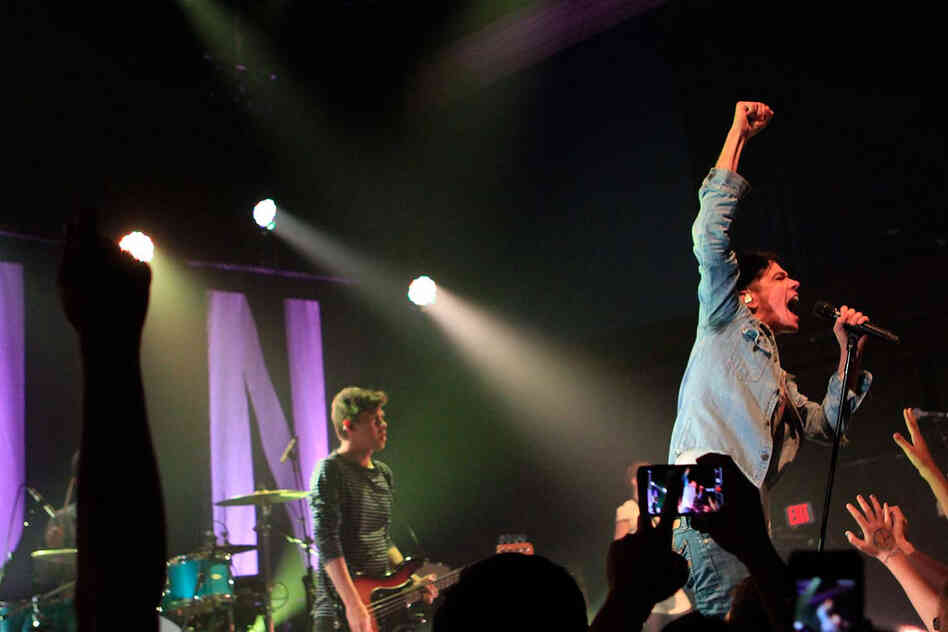 fun. perform at the 9:30 Club in Washington, D.C. on May 3, 2012.