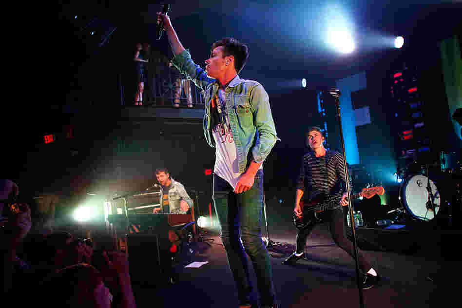 fun. perform at the 9:30 Club in Washington, D.C. on May 3, 2012.