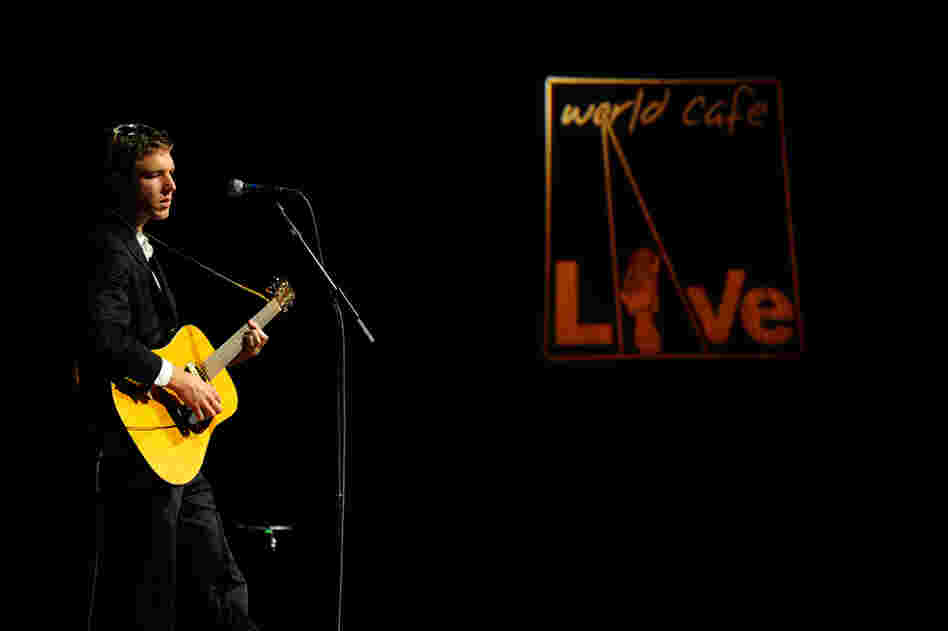 Walkmen frontman Hamilton Leithauser and the World Cafe Live sign do a heartbreaking duet about the forbidden love between a man and iconography.
