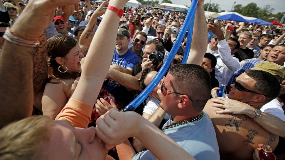 The infield at Churchill Downs can get pretty beer-soaked, as this scene from the 2011 Kentucky Derby proves. But this year, things could get even more crazy: The Derby falls on another of America's favorite "alcoholidays," Cinco de Mayo.