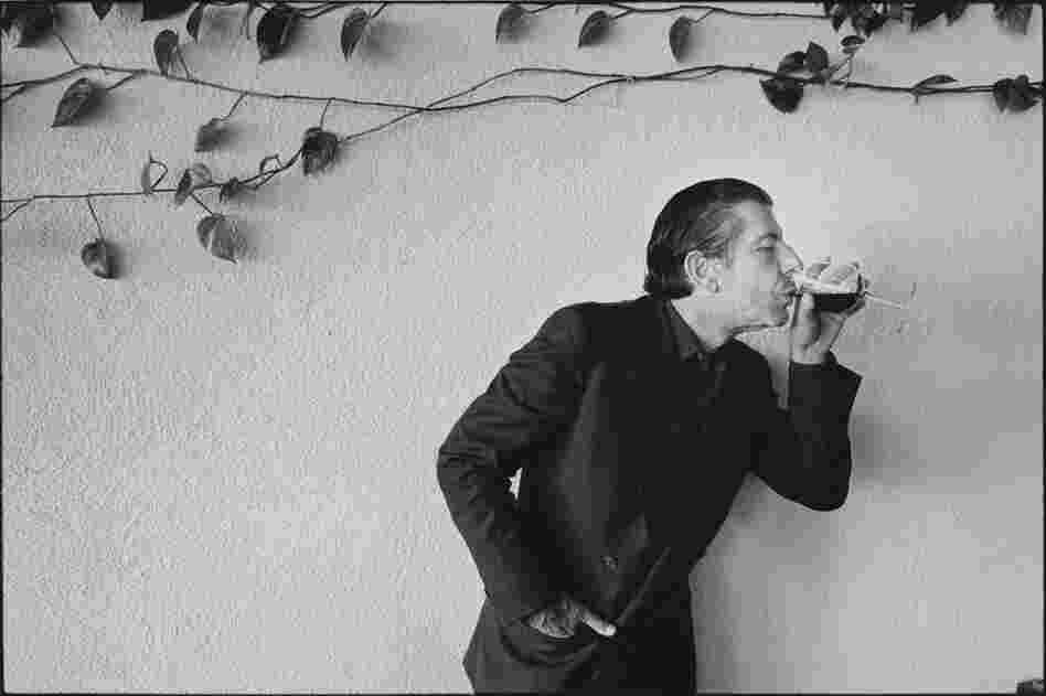 A portrait of Leonard Cohen. A portrait of Leonard Cohen.