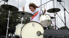 Michael Benjamin Lerner, drummer and lead singer for the band Telekinesis, performing live at Austin City Limits. Michael Benjamin Lerner, drummer and lead singer for the band Telekinesis, performing live at Austin City Limits.