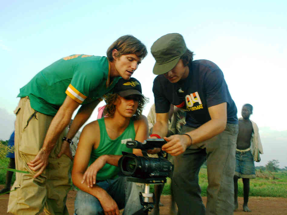 Invisible Children's "Kony 2012" video about Central African warlord Joseph Kony went viral earlier this year but is seen as a cautionary tale by some social media experts. Here, the group's co-founders, Jason Russell, Bobby Bailey and Laren Poole, record footage in Africa in 2007.