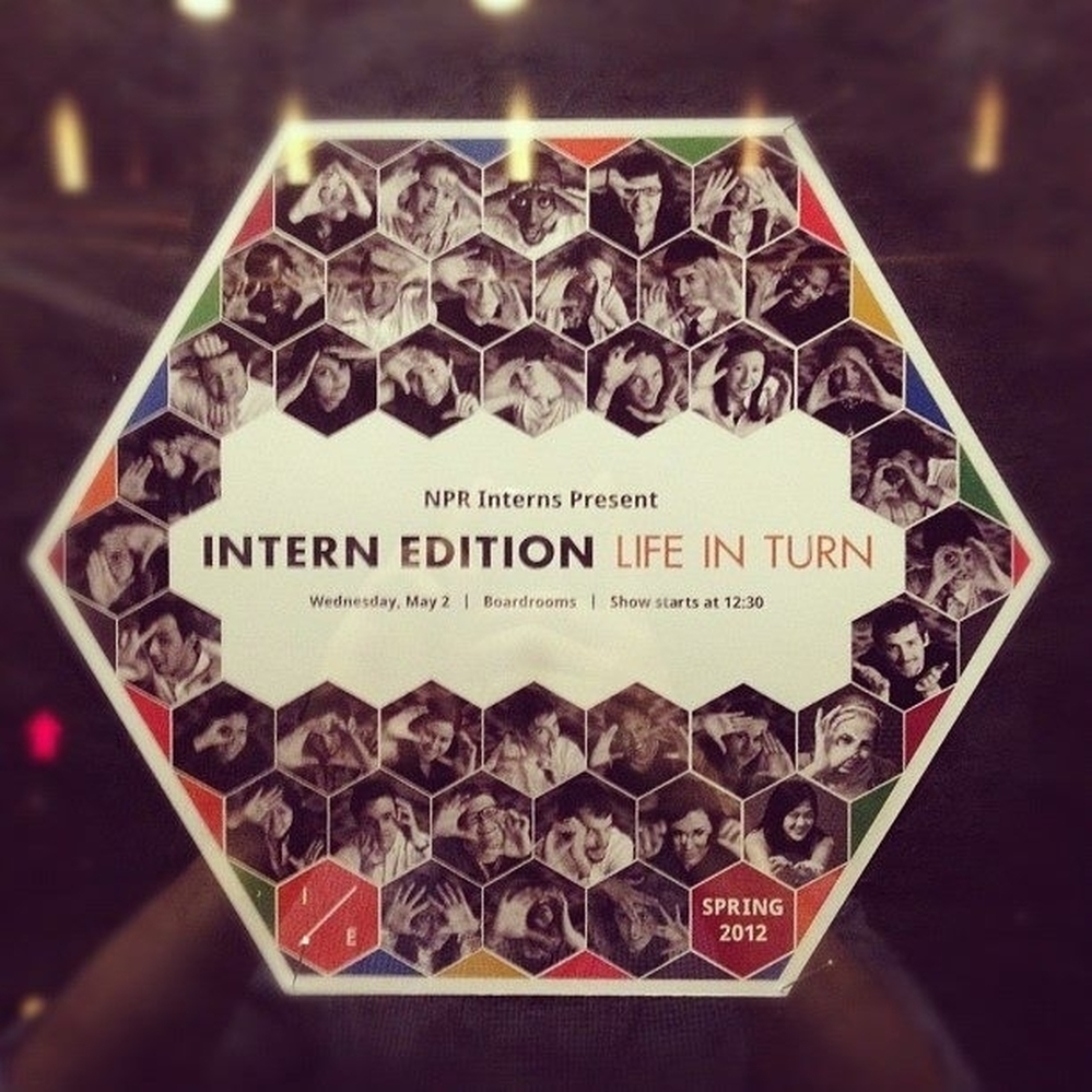 Intern Edition design and multimedia teams collaborated to create the "Intern Edition: Life in Turn" promotional posters.