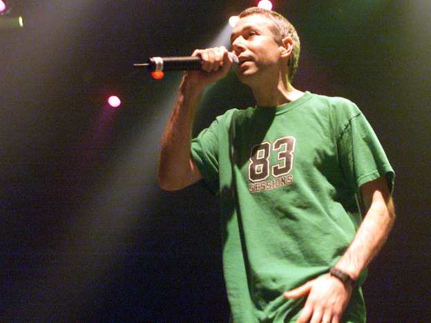 Adam Yauch of the Beastie Boys during a 2001 performance in New York City.