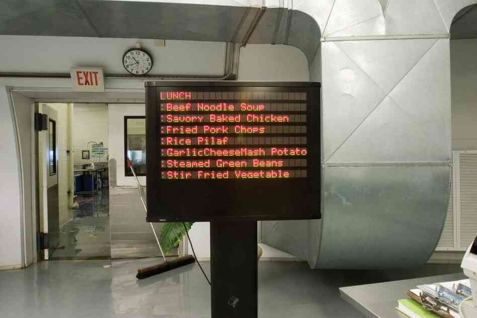 Menu Board, Naval Station, 2006