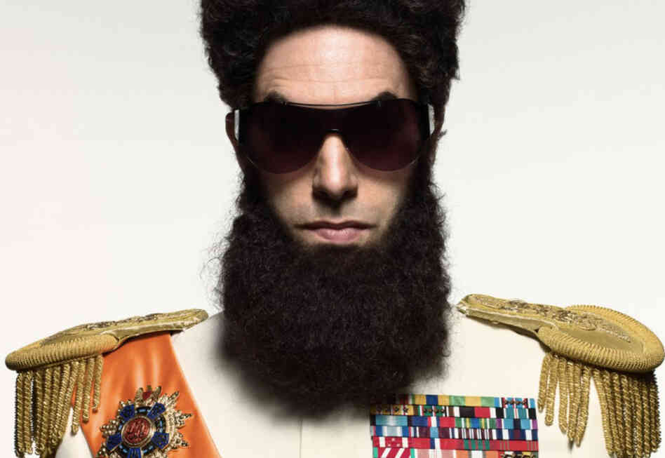 Sacha Baron Cohen as Admiral General Aladeen in The Dictator. Sacha Baron Cohen as Admiral General Aladeen in The Dictator.