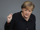 German Chancellor Angela Merkel has been the leading voice for austerity in Europe. But election results over the weekend showed a voter backlash. Merkel said Monday that she still supported the austerity moves. German Chancellor Angela Merkel has been the leading voice for austerity in Europe. But election results over the weekend showed a voter backlash. Merkel said Monday that she still supported the austerity moves.