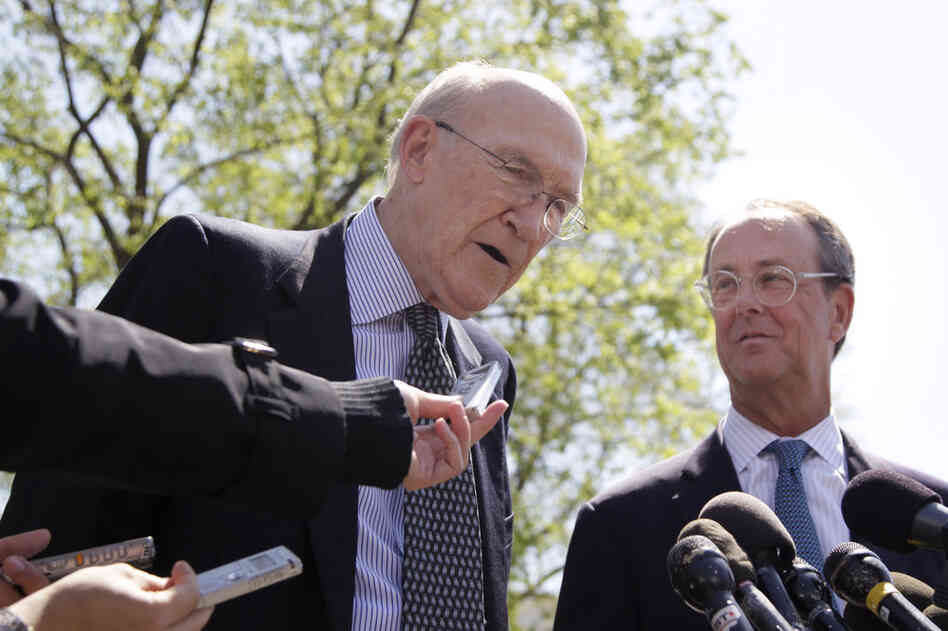 Former Sen. Alan Simpson, R-Wyo., 80, served in Congress from 1979 to 1997 before stints as an educator and a lawyer, and working to reduce the federal debt. 