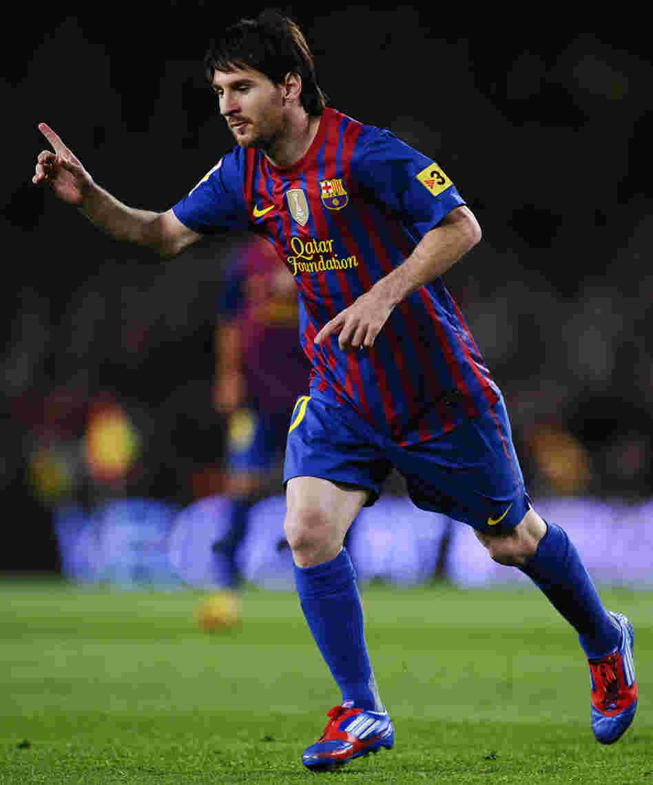 Lionel Messi of Barcelona during a match Saturday against RCD Espanyol.