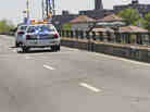 Skid marks left by a van are visible on a highway after a van plunged over both the concrete and iron railing, killing three generations of a Bronx family, in New York. Skid marks left by a van are visible on a highway after a van plunged over both the concrete and iron railing, killing three generations of a Bronx family, in New York.