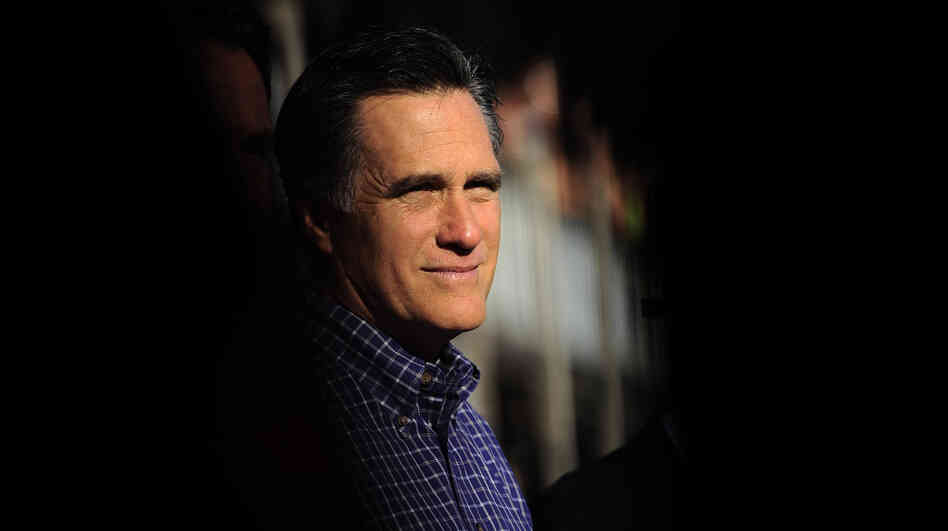 Republican presidential candidate Mitt Romney holds a rally in Pensacola, Fla., in January.