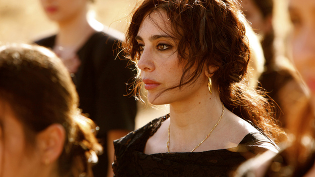 Filmmaker Nadine Labaki plays the lead role of Amale, a widow who organizes women in a Lebanese village to help tamp down flaring sectarian tensions, in her film Where Do We Go Now?