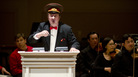 The Houston Symphony and conductor Hans Graf presented an all-Shostakovich evening for their evening at the Spring for Music festival at Carnegie Hal on May 7, 2012. They played two rarely heard works in powerful performances: the bitingly satirical Anti-Formalist Rayok, with soloist Mikhail Svetlov (pictured), as well as the gargantuan Symphony No. 11. The Houston Symphony and conductor Hans Graf presented an all-Shostakovich evening for their evening at the Spring for Music festival at Carnegie Hal on May 7, 2012. They played two rarely heard works in powerful performances: the bitingly satirical Anti-Formalist Rayok, with soloist Mikhail Svetlov (pictured), as well as the gargantuan Symphony No. 11.