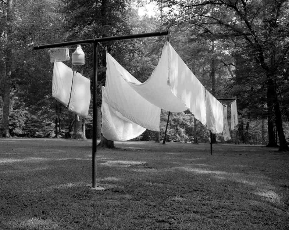 Clothesline, from Hamrick's series "Hideaway" — which is the name his father gave to their Georgia home. Clothesline, from Hamrick's series "Hideaway" — which is the name his father gave to their Georgia home.