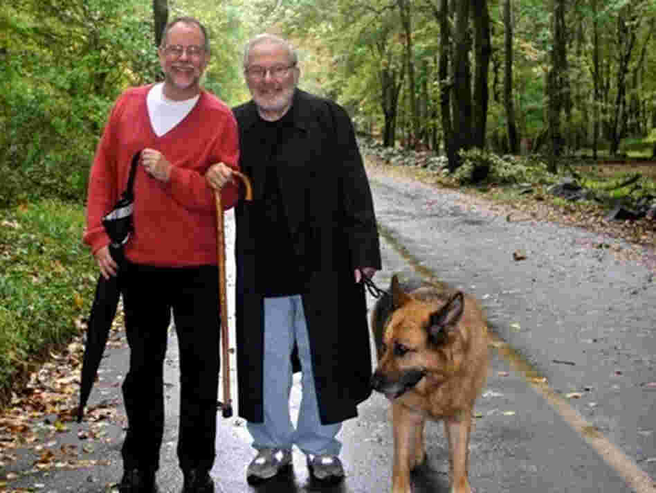Gregory Maguire (left) counted Maurice Sendak as one of his mentors. The two are seen here in October 2010. Gregory Maguire (left) counted Maurice Sendak as one of his mentors. The two are seen here in October 2010.